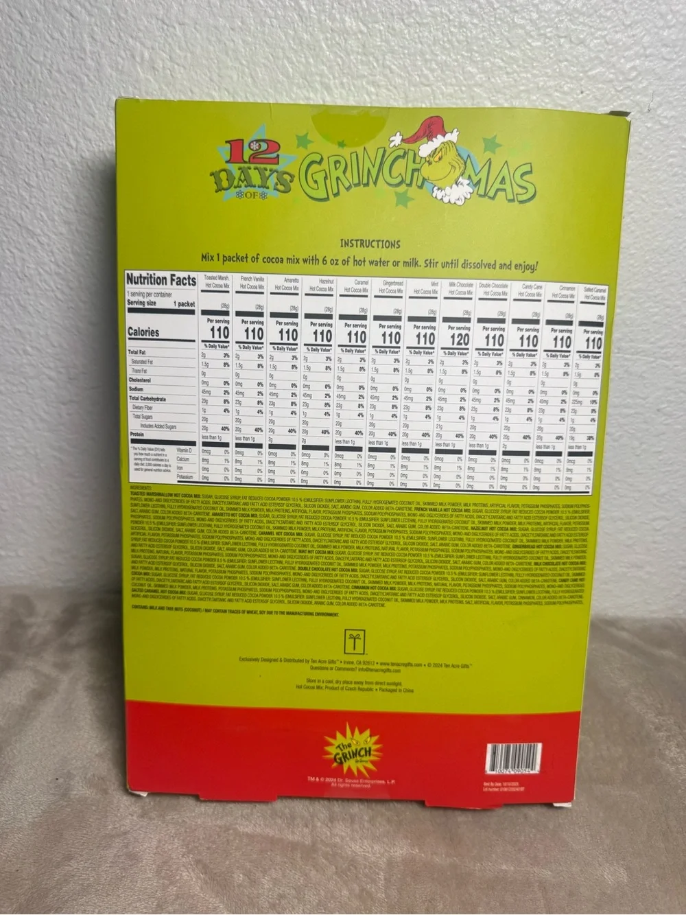 Ten Acre Gifts Dr. Seuss The Grinch